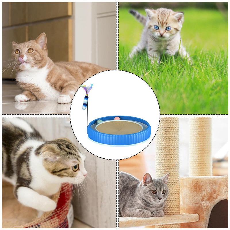Round Cat Scratching Board Wear-resistant Anti-scratch Claw Grinder Furniture Protector