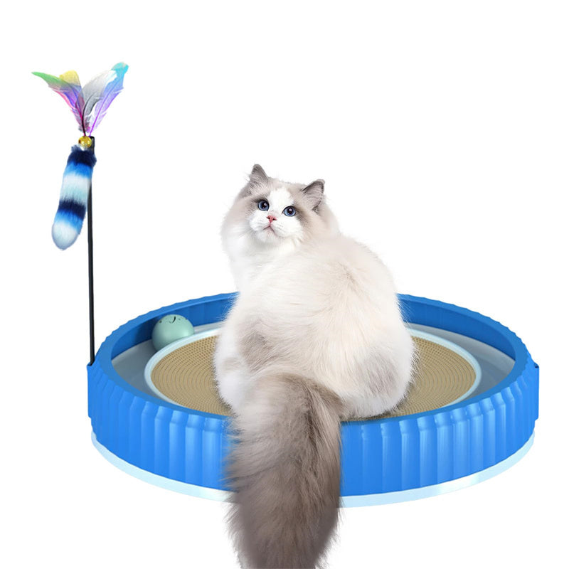 Round Cat Scratching Board Wear-resistant Anti-scratch Claw Grinder Furniture Protector